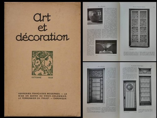 Art decoration octobre 1923 - art, et