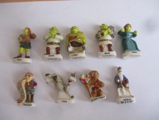 LOT 9 fèves série Shrek 2007 2010 Dreamworks fève fiona