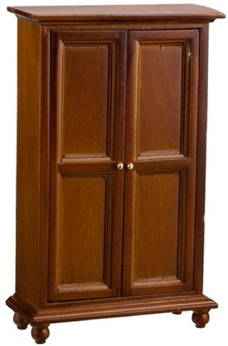 Poupées maison noyer porte - maison,