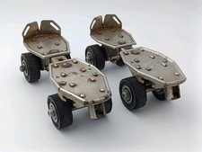 Ancienne paire de patins à roulettes MIDONN métal vintage réglables 