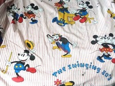  drap plat et drap housse Walt DISNEY mickey Minnie vintage