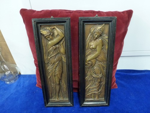 Superbe paire bas reliefs - superbe,