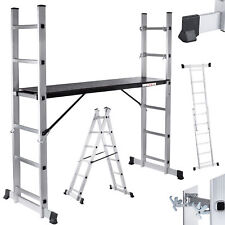 MAXCRAFT Plate-forme Travail Mobile Échafautage Aluminium Échelle Multifonction