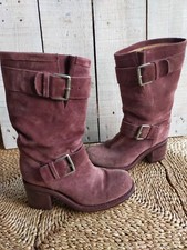 bottes free lance daim Wlie de vin 36,5