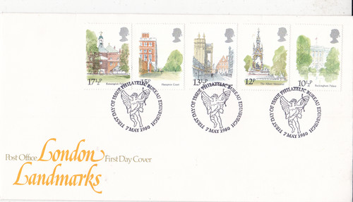 1980 london landmarks fdc - 1980,