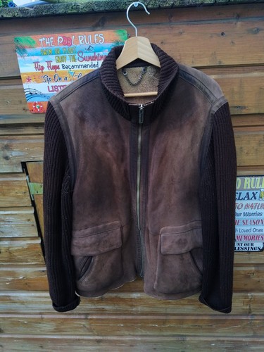 Gilet peau laine chevignon - et,