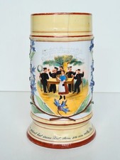 Ancienne chope de Réserviste Soldat Allemand en porcelaine 14-18 fin 19ème.