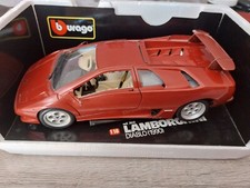 voiture miniature LAMBORGHINI DIABLO 1990 1/18 BURAGO AVEC SA BOITE