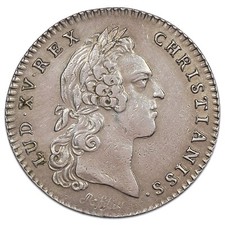 France - jeton Louis XV 1750 Chambre de commerce de Bordeaux - argent F.9187 var