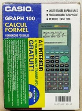 Calculatrice graphique CASIO GRAPH 100 études supérieures calcul formel 1 mo