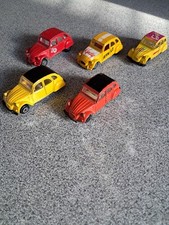 Lot De 5 Miniatures 2cv Gorgy