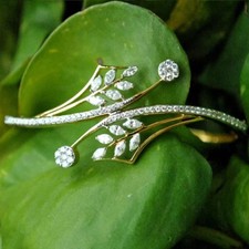 Bracelet jonc de fiançailles