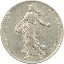 ??​ pièce 1 Franc Semeuse (1960-2001) - Année 1975 TB - France