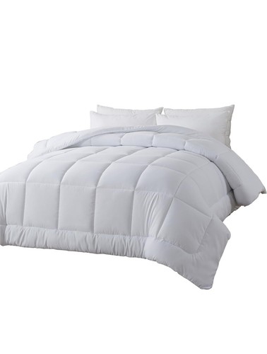 Edredón twin blanco para - ,
