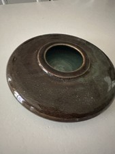 Vase Aplati / Soucoupe en