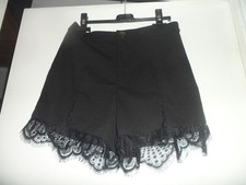SHORT NOIR BAS DENTELLE SHEIN