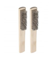 X 2 Pièces Brosse Métal Pour
