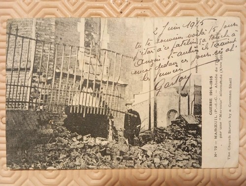 Cpa maroeuil guerre - maroeuil, (62),