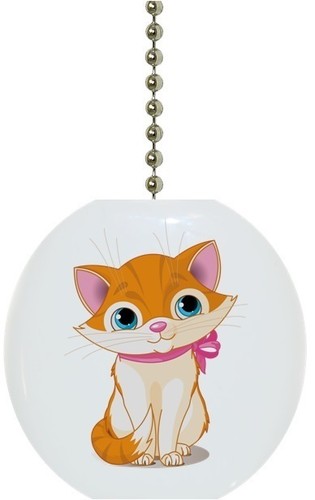 Kitten with pink ribbon solid - kitten,