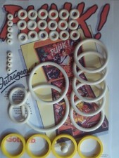 GOTTLIEB.FLIPPER- PUNK.KIT ELASTIQUES(caoutchouc) doigt de flipper jaune