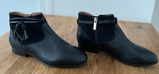 Bottines cuir & daim noir -