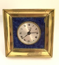 Reveil pendulette Cartier emaillé vintage alarm clock