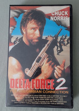 DELTA FORCE 2 en VHS rare originale DELTA CANNON avec Chuck Norris