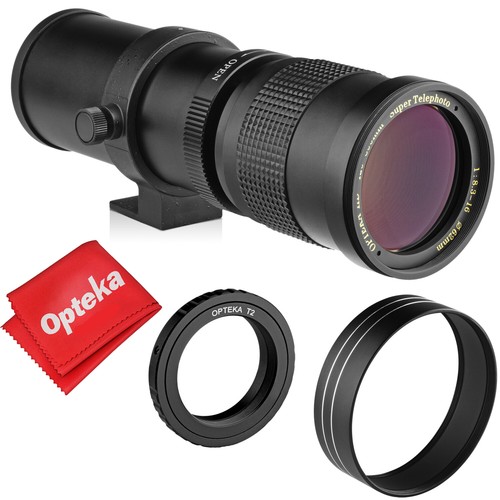 Opteka 420 800mm telephoto - 420-800mm,