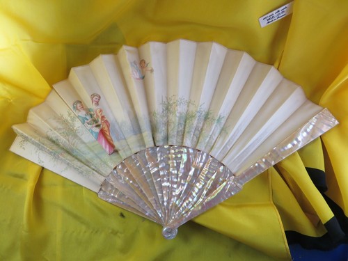 Ancien eventail fan - eventail,
