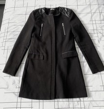 Manteau femme mi-long noir Taille S (36)