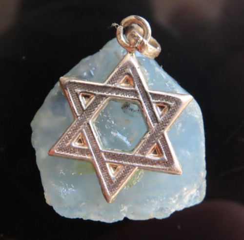 Pendentif étoile david - pendentif,
