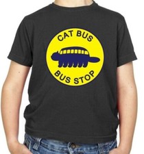 T-Shirt Enfant Cat Bus Stop - Totoro - Voisin - Fan - Amour - Merch - Personnage