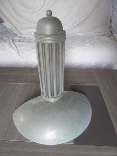 Lampe art deco ancienne metal - art,