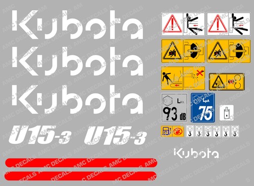 Kubota u15 ensemble complet - u15-3,