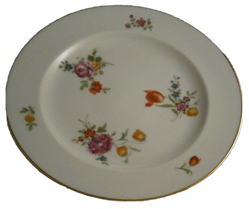 Assiette florale porcelaine - florale,