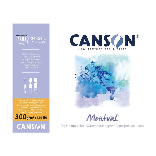 Maxi bloc papier - , aquarelle