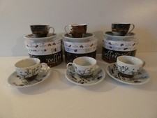 SERVICE A CAFE 6 TASSES