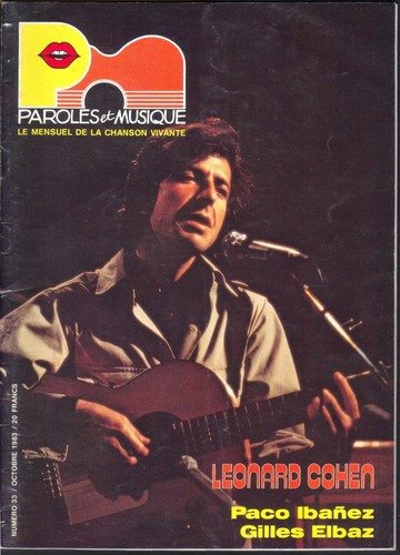 Leonard cohen paroles - leonard, et