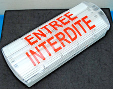 éclairage de sécurité entrée interdite ADF SYSTEMS 300205 AL1-XB (BAES) ( AX118