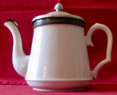 Théière ancienne faïence - , et