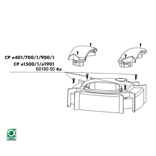 Jbl pièce origine vis - jbl, 4x