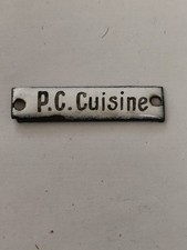 Petite plaque émaillée