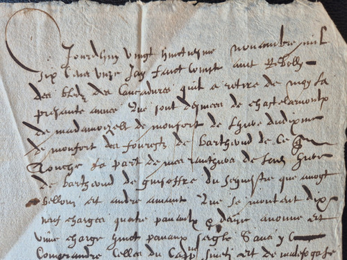 Manuscrit 1612 montfort - manuscrit,