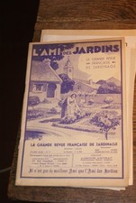 Magazine L'AMI DES JARDINS  La Grande Revue française de Jardinage  mars 1936