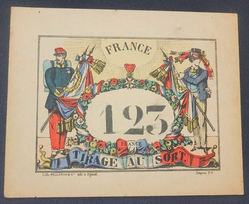 Billet tirage sort - sort,