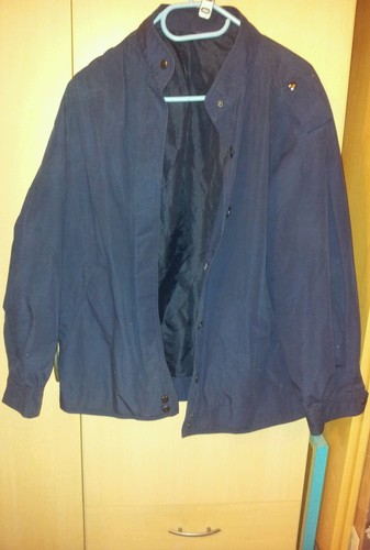 Blouson bleu marine delmode - bleu,