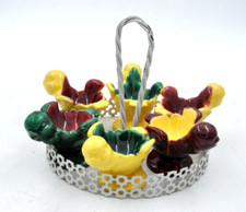 Ancien service à oeufs coquetiers DLG Mategot et Luc Auguste Lucchesi Vallauris