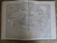 Carte issue atlas geographie