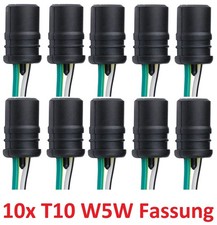 10x T10 W5W Douille de Lampe Poires Fiche Base de Verre Douille / Culot Lumière