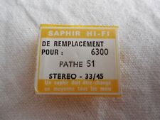 SAPHIR DE TOURNE DISQUE fabrication ZAFIRA POUR PATHE 51